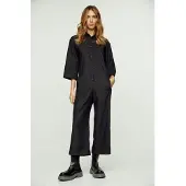 Conquista Donkergrijze denim jumpsuit