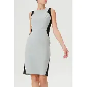 Smart & Joy Kleurblok bodycon korte jurk