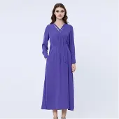 S&J Weekends V-Neckline Long Blouse-dress