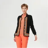 S&J Weekends Vest met contrasterende randen