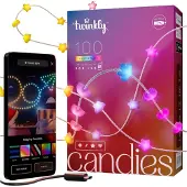 Twinkly Candies Lichtsnoer - Ster - RGB - Verlichtingsdecoratie - 100 RGB LED’s - 6 meter - Transparant