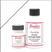 Angelus leerverf Mat Wit 118ml/4oz