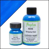 Angelus leerverf Neon Bahama Blauw 118ml/4oz