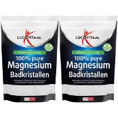 Lucovitaal 2x Magnesium Badkristallen 1 Kg