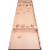 Longfield Games Longfield sjoelbak deluxe premium met 30 sjoelstenen wedstrijdsjoelbak 200 cm