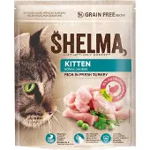 Shelma Premium Kattenvoer - Kittenvoer rijk aan Verse Kalkoen 750g