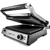 Safecourt Kitchen Tosti apparaat – Paninigrill en Tosti ijzer – Uitneembare PFAS-vrije platen & vaatwasserbestendig – Groot grilloppervlak – snel warm (2000W) – Contactgrill