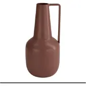 Natural Collections - Vaas metaal roze - 20 cm hoog