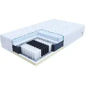 FDM LUMINO Matras 140x200 cm - Hoogte 29 cm H2 en H3 - Pocketvering Matrassen - Dubbelzijdig - 7 zones - Antiallergisch