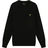 Lyle & Scott Lyle and Scott Grid knit crew neck jumper