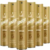 Taft 6x Junior Hairspray Mega Strong 250 Ml