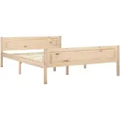 vidaXL Bedframe massief grenenhout 120x200 cm