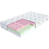 FDM ROTELLO Matras 120x200 cm - Hoogte 17 cm H3 - Koudschuim Matrassen - Dubbelzijdig - 7 zones - Öko-Tex