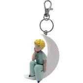 Plastoy - The Little Prince Sitting On The Moon Keyring