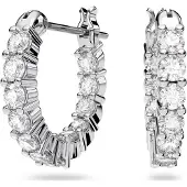 Swarovski 5633866 oorbellen rhodium witgoud plated met kristallen
