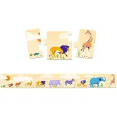 Djeco Puzzle frise Petits et grands