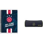 Ajax Voordeelset Notebook en Etui Blauw