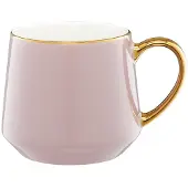 Ambition Merkloos Porseleinen Mok 460 ml - Elegant met Gouden Accent