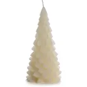 Rustik Lys Stompkaars Kerstboom Crème 42 Uur D 10 H 20 Cm