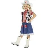 Vegaoo Cowgirl Sweetie kostuum | Verkleedkleding meisje maat 134-140