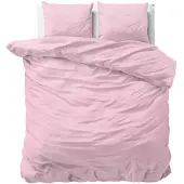 Dreamhouse Dekbedovertrek Katoen - Stone Washed - Roze 240 x 200/220