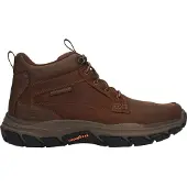 SKECHERS Veterlaarzen 'Relaxed Fit: Respected - Boswell' donkerbruin
