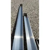 Intergard Aluminium profiel U-profiel voor betonschutting