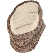 Sarlini - Ski Colsjaal Dames - One Size - Midden Bruin