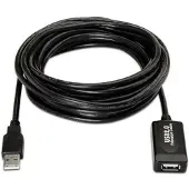 Aisens A101-0020, 15 meter, USB A, USB A, USB 2.0, zwart