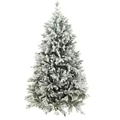 National Tree Company Snowy Hamilton kunstkerstboom met kunstsneeuw 183 cm