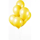 We Fiesta 50 ballonnen 12″ geel - Thema Feest Party Ballon