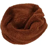 Sarlini - Colsjaal dames - Teddy Wol - Midden Bruin - One Size