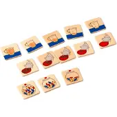 Toys for Life 'Van vol naar leeg' - Volumes leren - Educatief speelgoed - Sensorisch speelgoed - Houten speelgoed - Educatief speelgoed van 3 tot 6 jaar