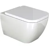 Luca Varess Cordaro hangtoilet Glanzend Wit randloos