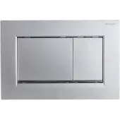 Geberit Sigma20 bedieningsplaat - 2-toets spoeling - vierkant - mat chroom 115.883.JQ.1
