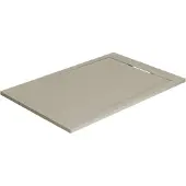 Balmani Andes douchebak 120 x 80 cm top solid zijdegrijs
