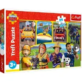 Trefl Puzzel brandweerman Sam: Sam en vrienden maxi 24 Delen 1 St