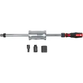 Ks Tools 152.1275 M27+M17+10 mm injectoruittrekset met 1,5 kg slaggewicht, 4-delig
