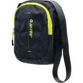 Hi-tec Volwassen Unisex Saquet Logo Crossbody Tas (Zwart/Lime Punch)