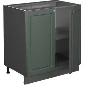 Vicco Fame-Line Wastafelkast – 80 cm met legplank, WB Antraciet Groen-Goud Landhuis