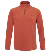 Protest Skipully Men PERFECTO 1/4 Zip Top Brick Orange-M