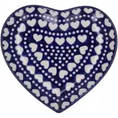 Bunzlau Castle Bord Hart Medium Blue Valentine
