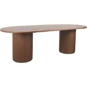 Label51 - Eetkamertafel Oliva - Walnoot - 120x240x75cm