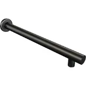 Brauer Black Carving thermostatische inbouw regendouche 3-weg omstelling SET 25 met 20 cm douchekop en rechte muurarm en staaf handdouche en doucheslang en wandaansluitbocht mat zwart