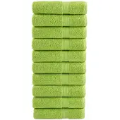 vidaXL Badhanddoeken SOLUND 10 st 600 g/m² 70x140 cm appelgroen