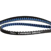 Gates CDX tandriem Carbon Drive 118T zwart/blauw