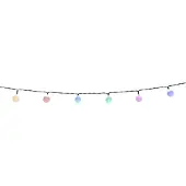 QAZQA Buiten lichtsnoer 7m incl. LED 50-lichts RGBW solar- Festival