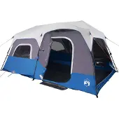 vidaXL Tent 9-persoons waterdicht met LED lichtgroen