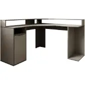 Meubella Bureau Charlotte - Grijs - 139 cm