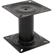Super Merchant Bootstoelpoot 18 cm staal zwart